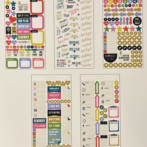 The Happy Planner Stickers for Planners, Journals, Reminders | 5 Sheets - Picture 6 of 15